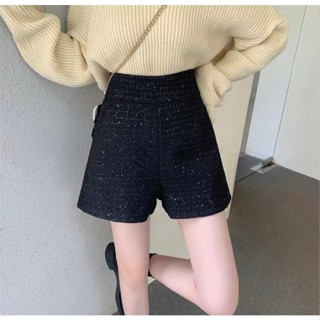 Quần Short Dạ 2 Lớp Bling Bling Cạp Cao Tôn Dáng Dễ Phối Đồ