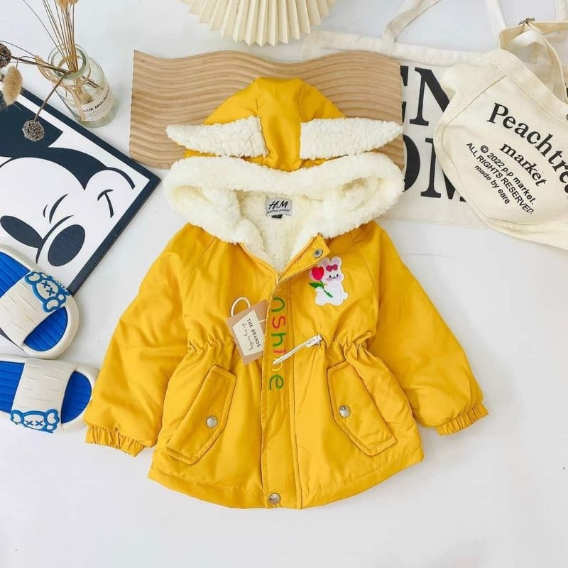 Áo khoác gió nót loong cừu dày dặn đẹp size 10_26kg