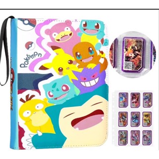 Sách Đựng Bộ Sưu Tập Thẻ Bài Pokemon , Khe Đựng 400 Thẻ TCG, Túi Da Cao Cấp, Bộ Sưu Tập Cho Bé