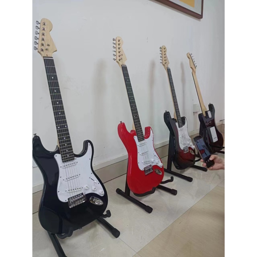 Đàn Guitar Điện Stratocaster Đủ Màu Kèm Cần Nhúng Dây Line