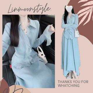 [ORDER]Sét váy lụa cách điệu nữ phong cách Hàn nhẹ nhàng mềm mại( có ảnh thật)
