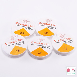 Dây cước co giãn dùng xỏ vòng tay handmade, làm trang sức thủ công DIY đủ size 0.5-0.6-0.7-0.8-1mm