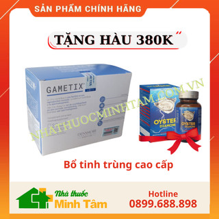 Gametix M - Tăng chất lượng tinh trùng - Giảm dị dạng, tăng độ di động tinh trùng, tăng thụ thai