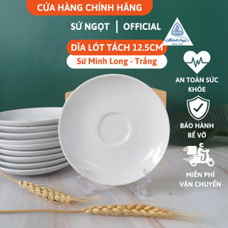 Dĩa lót tách trà, cà phê 12.5 cm - sứ minh long