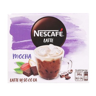Nescafe Cà Phê Hòa Tan Latte Vị Socola (Mocha) 240gr