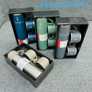 bình nước giữ nhiệt inox 304 chống gỉ, bình đựng nước giữ nhiệt 500ml dododios tặng kèm 2 cốc
