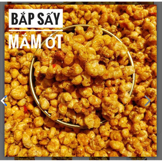  500G Bắp Sấy Mắm Ớt - Bắp Rang Tỏi Ớt Bình Định Giòn Cay 