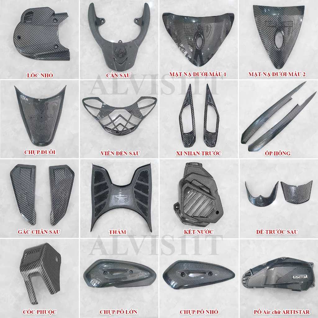 Ốp trang trí SHMode 2013-2019 Carbon Artistar