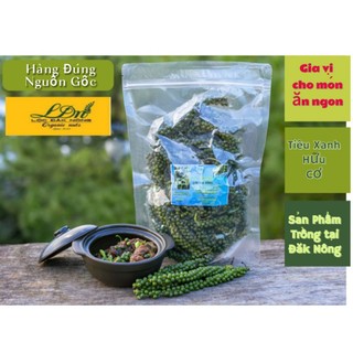 TIÊU XANH HỮU CƠ nguyên chùm làm gia vị thơm ngon cho các món ăn. Túi 1 kg