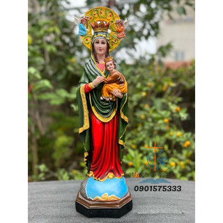 Tượng đức mẹ hằng cứu giúp cao 50cm
