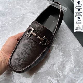 Giày lười da thật đế mềm S30. Bảo hành 12 tháng.