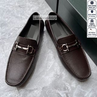 Giày lười da thật đế mềm S30. Bảo hành 12 tháng.