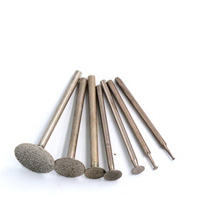 Mũi mài kim cương, mũi cắt siu, mài ic, chạm khắc đá quý chân trục 2.35mm