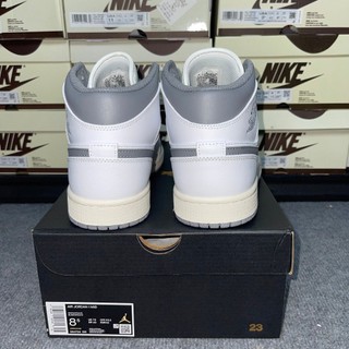 Giày Air Jordan 1 Mid White Shadow LikeAuth