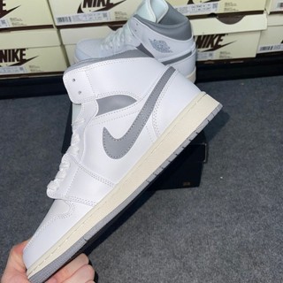 Giày Air Jordan 1 Mid White Shadow LikeAuth