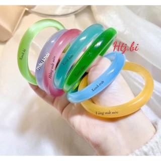 vòng tay  măt mèo,đá đổi màu sang trọng đủ màu phù hợp mọi lứa tuổi tshtj