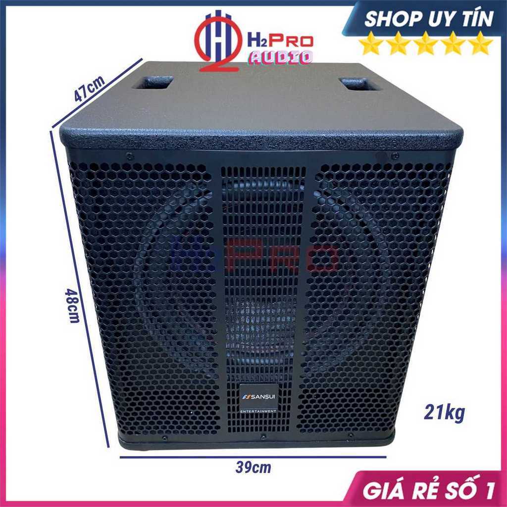 Loa Sub Điện Bass 30 Sansui 270W Công Nghệ Nhật-Tặng Dây AV, Loa Trầm Bass 30 Sub Mặt Cao Cấp Cho Gia Đình - H2Pro Audio