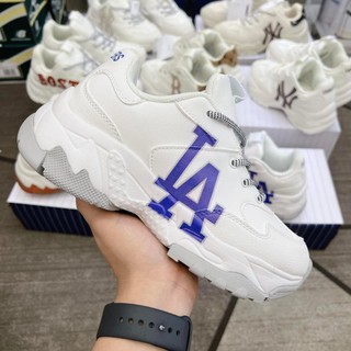 Giày mlb_chunky bigball la trắng chữ xanh bản cao cấp hottrend đế tách cao 5cm