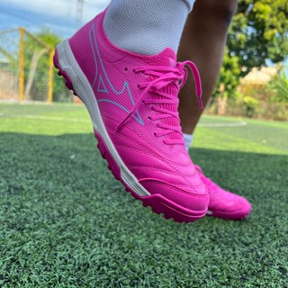 [Khâu Đế+Tặng Tất + Cây Xỏ Giày ]Giày Đá Bóng Sân Cỏ Nhân Tạo Mizuno Neo Sala Beta Pro TF - Hồng Tím