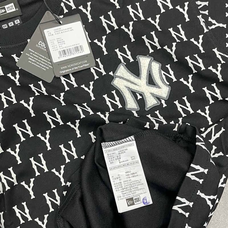 ÁO NEW ERA MLB NEW YORK YANKEES BLK 13535168, MONO YANKEES NY TRẮNG 19500185 CHÍNH HÃNG