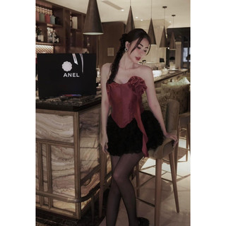 Set cup cao cấp đính hoa chân váy nhún lưới 𝐀𝐒𝐇𝐘𝐋𝐄𝐘