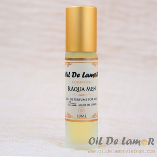 Nước hoa nam[ 𝑶𝒊𝒍𝑫𝒆𝑳𝒂𝒎𝒐𝒓 ] B.Aqua Men - Nước hoa tinh dầu Israel thơm cực lâu The Best for men (10 ml )