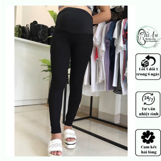 quần bầu ASOC nâng mông☘Quần bầu Ki An chất Cotton co giãn 4 chiều Ko bai Ko xù☘️quần bầu legging có chun chỉnh to nhỏ