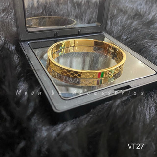 Set vòng tay và nhẫn titan hoạ tiết xanh đỏ