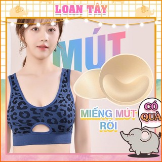 Miếng Mút Rời Dáng Tròn Cho Áo Bra Thiết Kế 3D Nâng Ngực L2480
