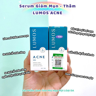 Serum giảm mụn lumos acne 5ml - mẫu mới