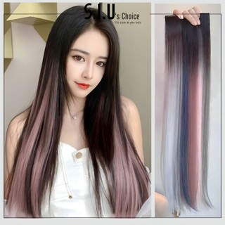   TÓC GRADIENT  Tóc giả kẹp highlight gradient SIUSCHOICE nhiều màu cá tính 