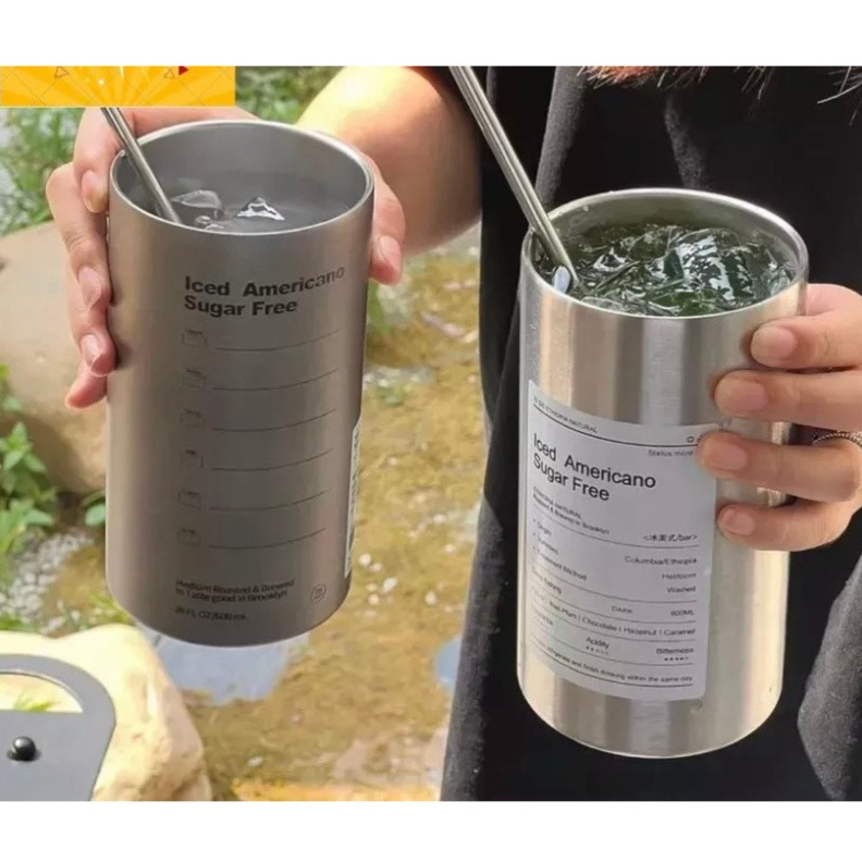 Bình đựng nước giữ nhiệt có ống hút dung tích 600ml, Ly cốc giữ nhiệt cute uống cà phê dùng văn phòng ( didooglt ) | BigBuy360 - bigbuy360.vn