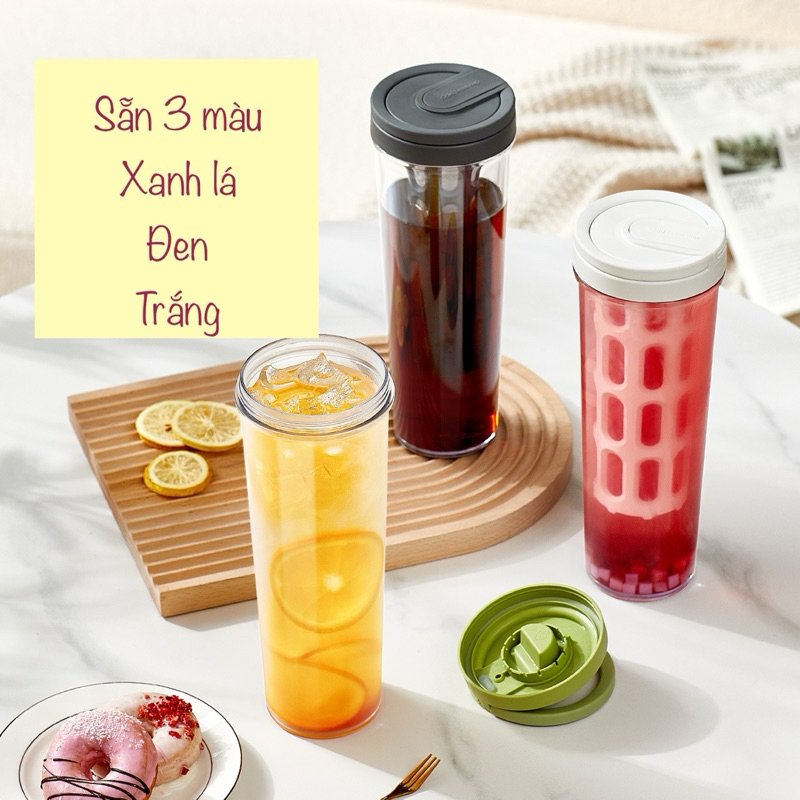 (Sẵn hàng- ship hoả tốc)  Bình pha cafe cold brew, bình ủ trà, cafe dung tích 1L
