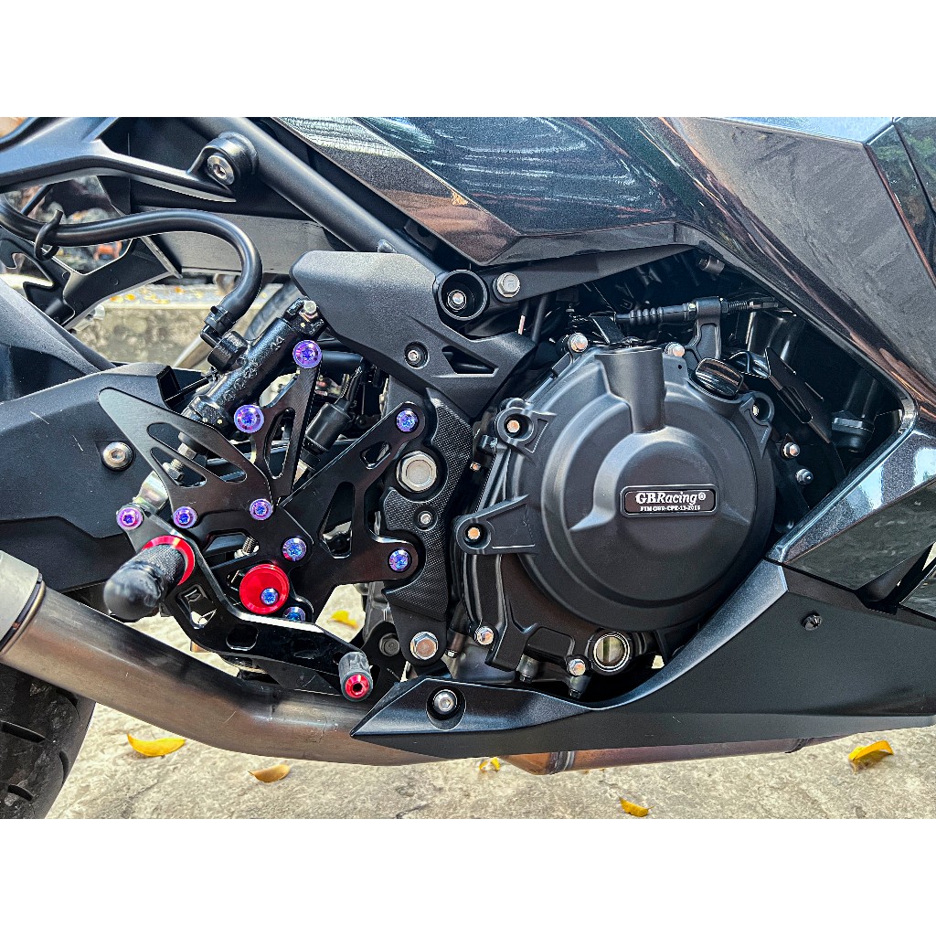 Ốp lốc máy ninja 400 z400 hãng Gb Racing | GB Racing ninja 400 z400 bảo vệ lốc máy ninja 400 z400