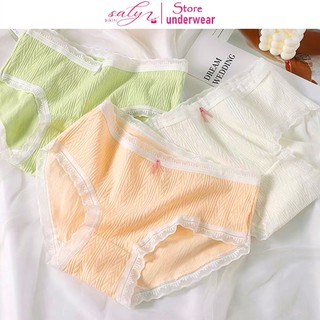Quần Lót Nữ Cotton gân xước siêu nhẹ thoáng q8