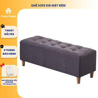 Ghế đôn dài dài woody mặt đệm đàn hồi - gc10