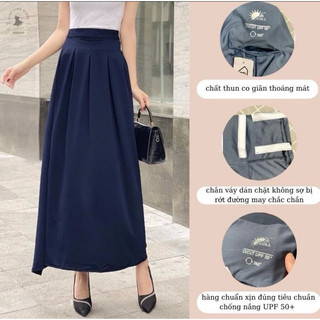 chân váy chống nắng thông hơi , chất liệu mềm , mặc mát  tác dụng chống nắng trănhs tia UV