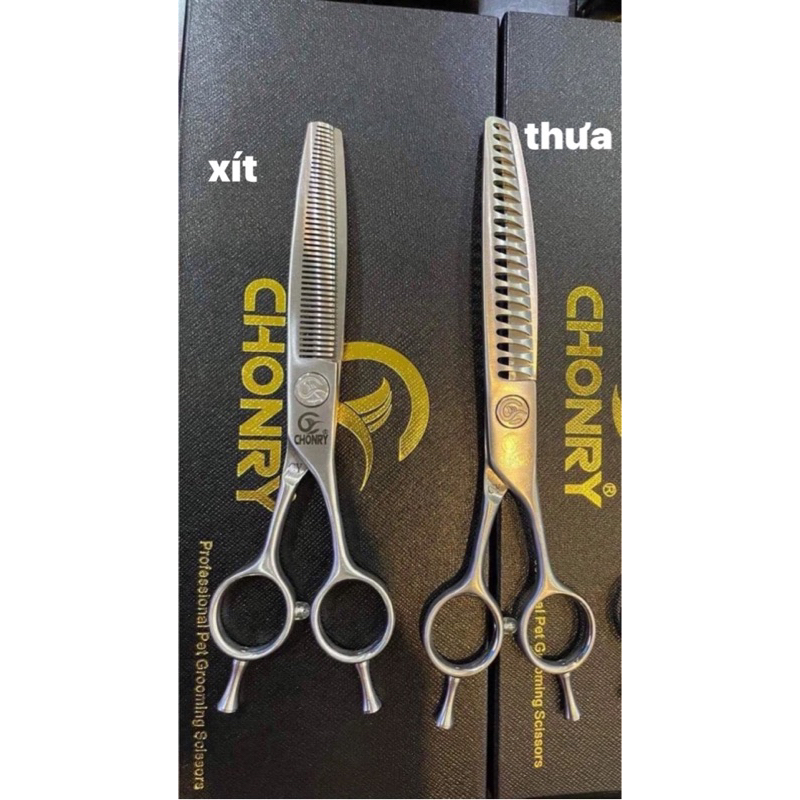 kéo tỉa cong thưa chonry