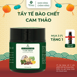 Tẩy Tế Bào Chết Chiết Xuất Cam Thảo Vena Làm Sạch Da Giảm Mụn Sáng Da