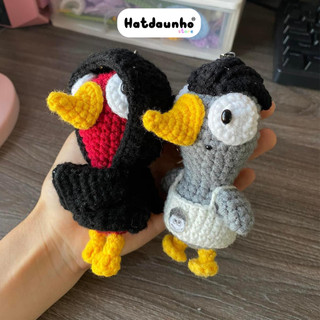 (Hàng sẵn) móc khóa len handmade Mixigaming, Móc khóa vịt Miximoi, Vịt Goosegoose duck, móc khóa dễ thương HDN