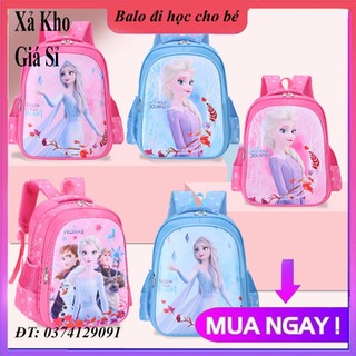 [LỚP 1-3 - Hàng loại I ] Balo cho bé gái tiểu học siêu đẹp size 38cm hình nhân vật hoạt hình Elsa yêu thích cho con yêu