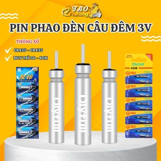 Pin điện tử Dlyfull CR-425 chuyên lắp phao câu đài câu đêm