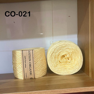 Sợi hè cotton organic 100% đan móc (cuộn 200gr)