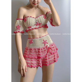 Sợi hè cotton organic 100% đan móc (cuộn 200gr)
