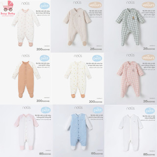 Body Nous có tất/ Body dài sơ sinh Newborn cho bé, Suzy baby