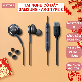 Tai nghe có dây AKG Type C tai nghe nhét tai gaming samsung galaxy Note 10 plus note 20 S20 S21 S22 S23 ultra - 3astore