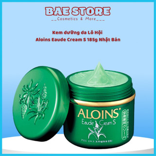  Kem dưỡng ẩm lô hội Aloins Nhật Bản kem lô hội xanh dưỡng da khô nứt nẻ mùa đông Eaude Cream S 180g hàng Nhật 
