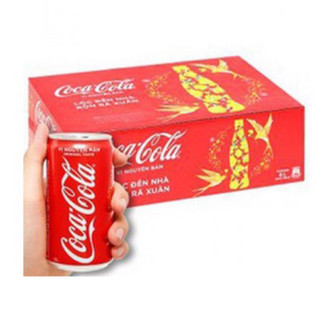 Thùng 24 lon nước giải khát có gas coca-cola 235ml/320ml