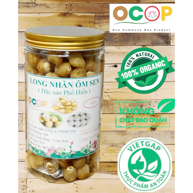 Long nhãn ôm sen Chính Hãng Hưng Yên - đặc sản Phố Hiến