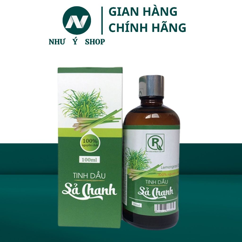 Tinh Dầu Sả Chanh Hồng Tâm 100ml Khử Mùi, Xông Phòng, Đuổi Côn Trùng HÀNG CHUẨN